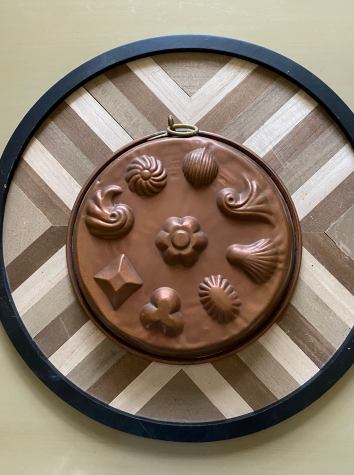 Moule à gâteaux ancien en cuivre