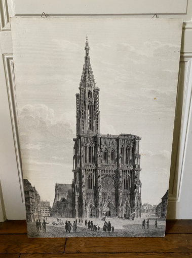 Reproduction cathédrale de Strasbourg