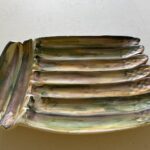 Assiette à asperges vintage VALLAURIS