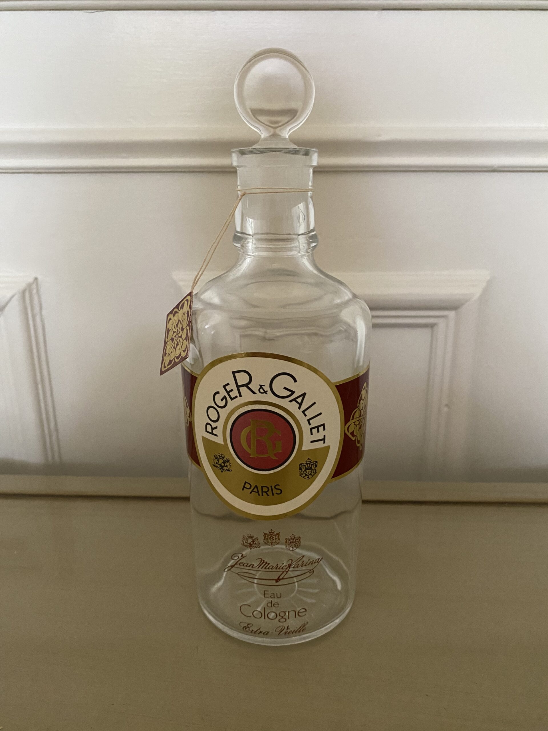 Flacon parfum Roger GALLET vintage