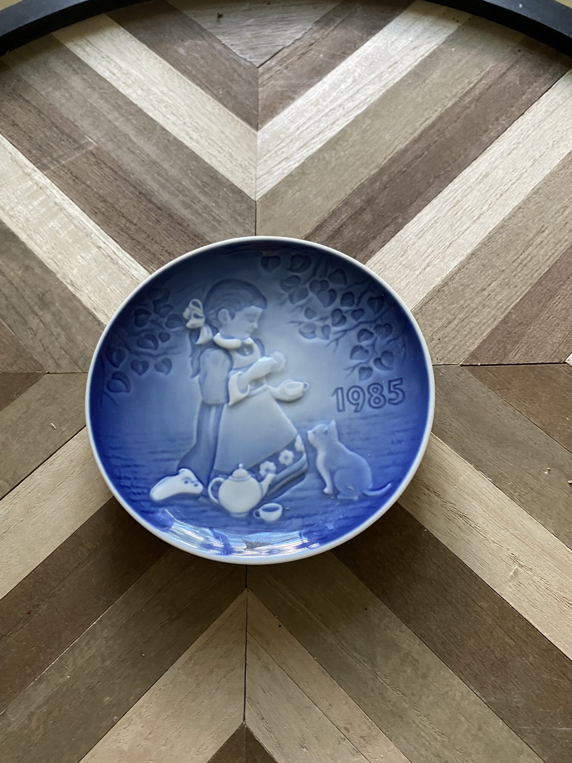 Assiette Porcelaine enfant 1985 BING ET GRONDAHL