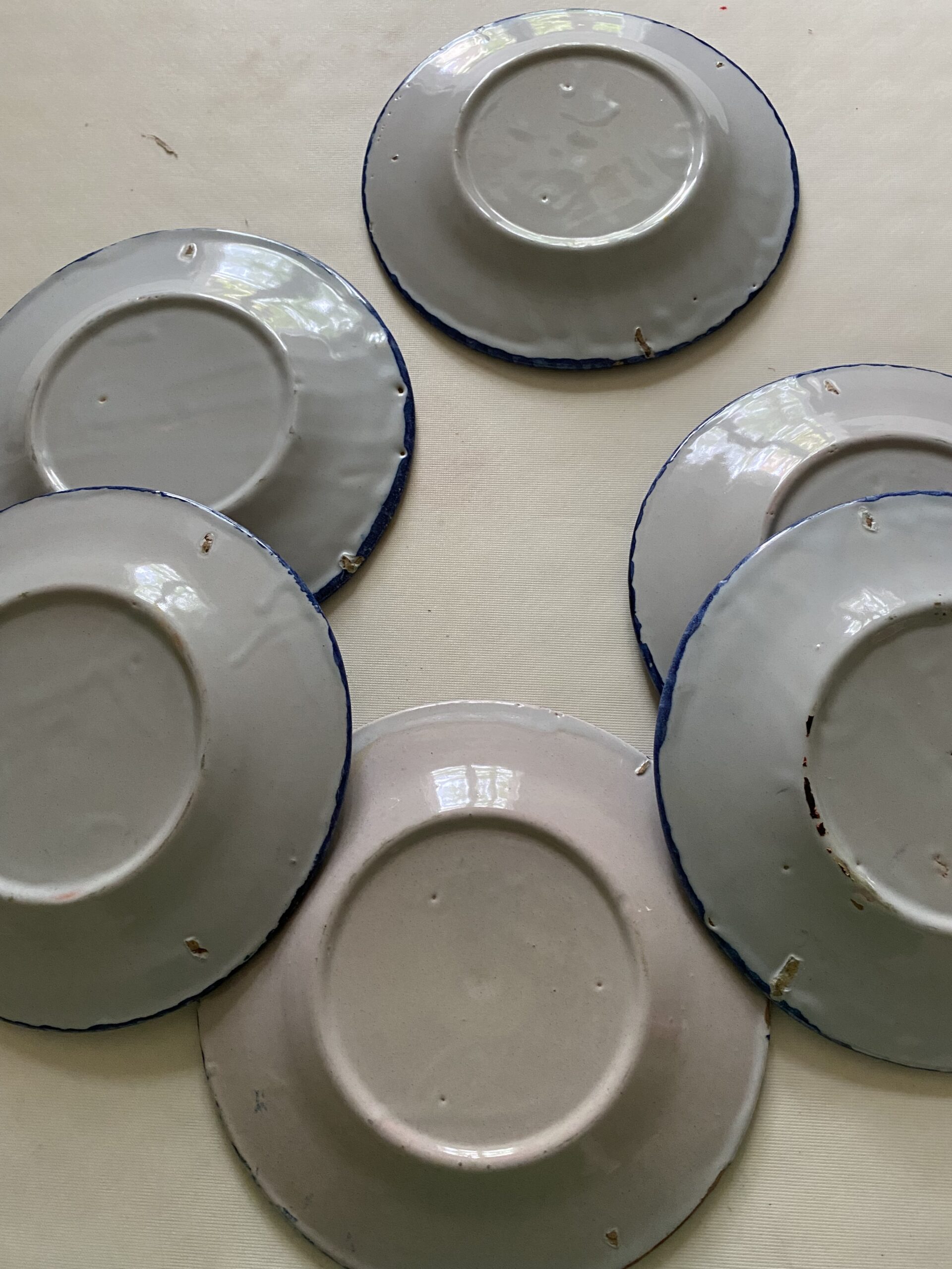 Service assiettes Charolles art populaire XIXe