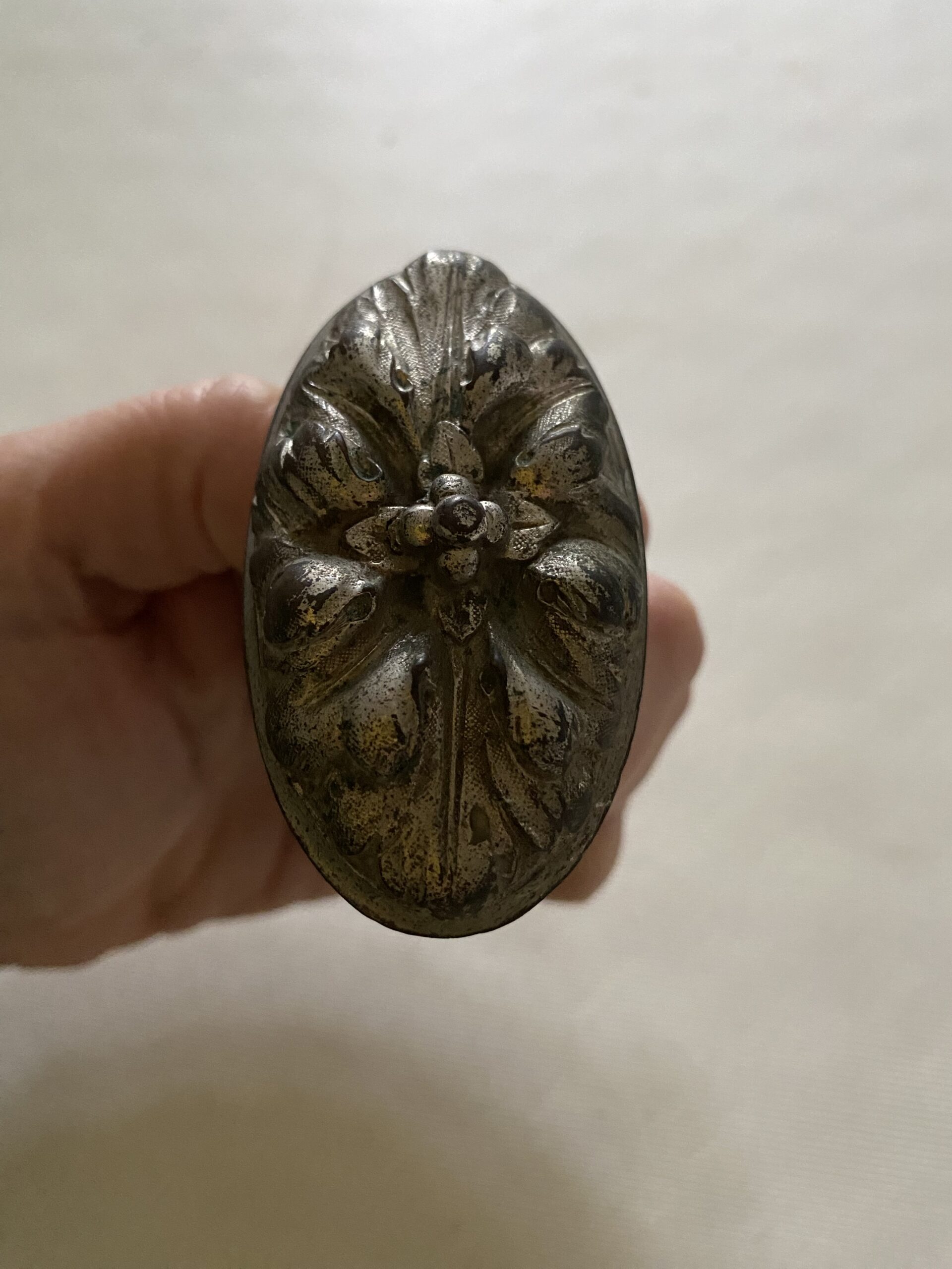 Poignée de porte ancienne vintage brocante