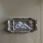 Cendrier baby foot style LALIQUE