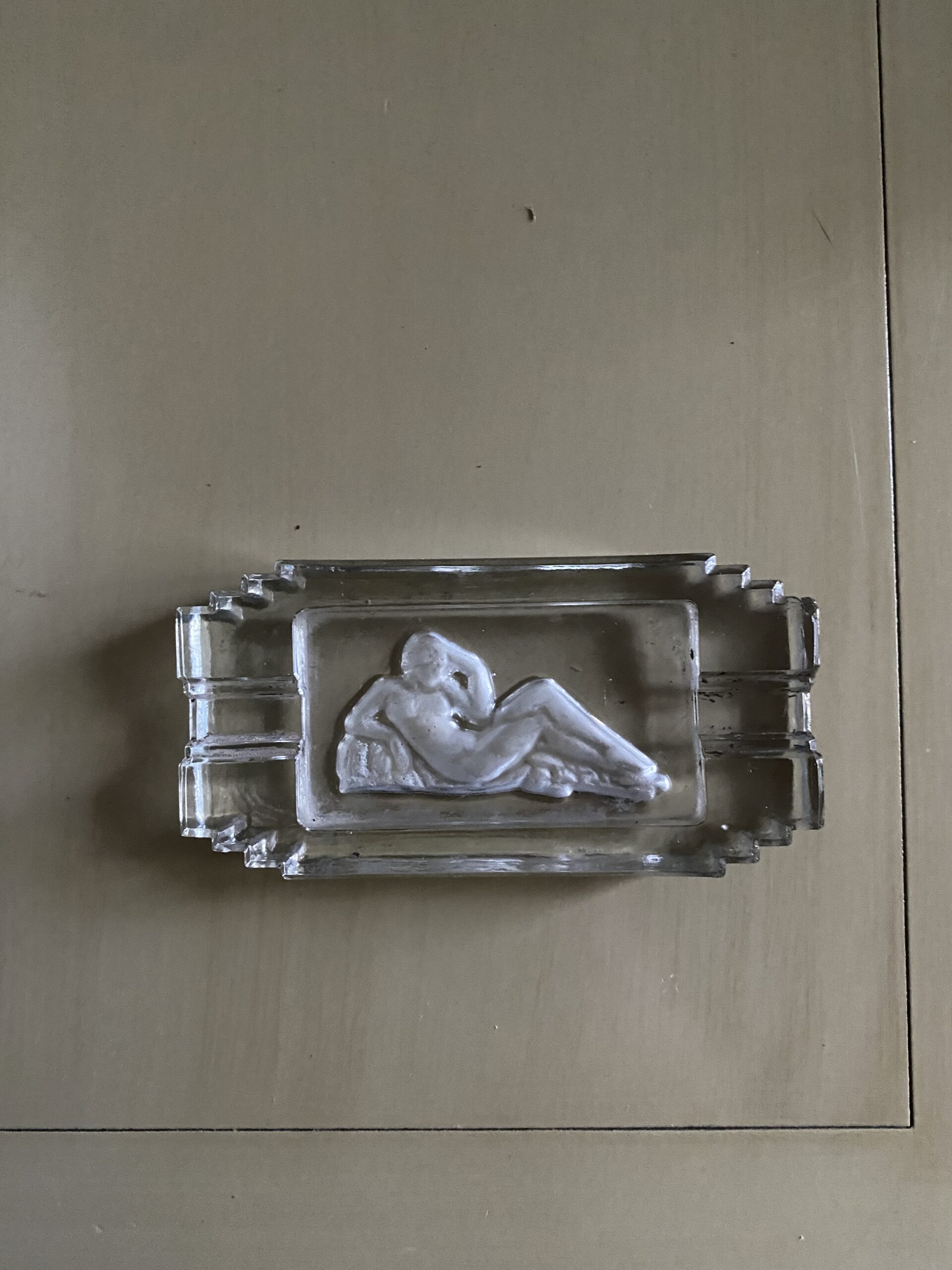 Cendrier baby foot style LALIQUE