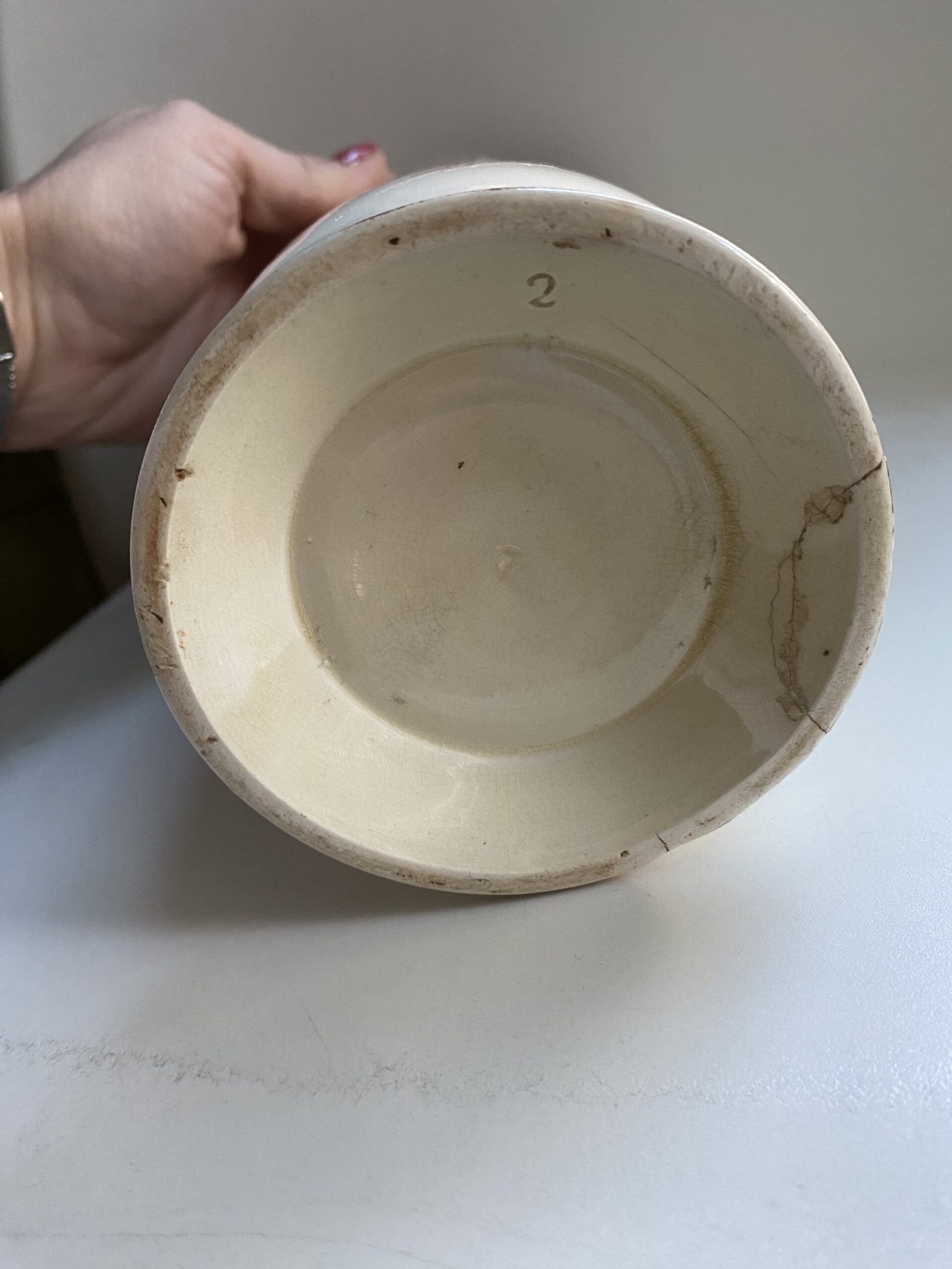 Vase aux oiseaux LUNEVILLE ancien