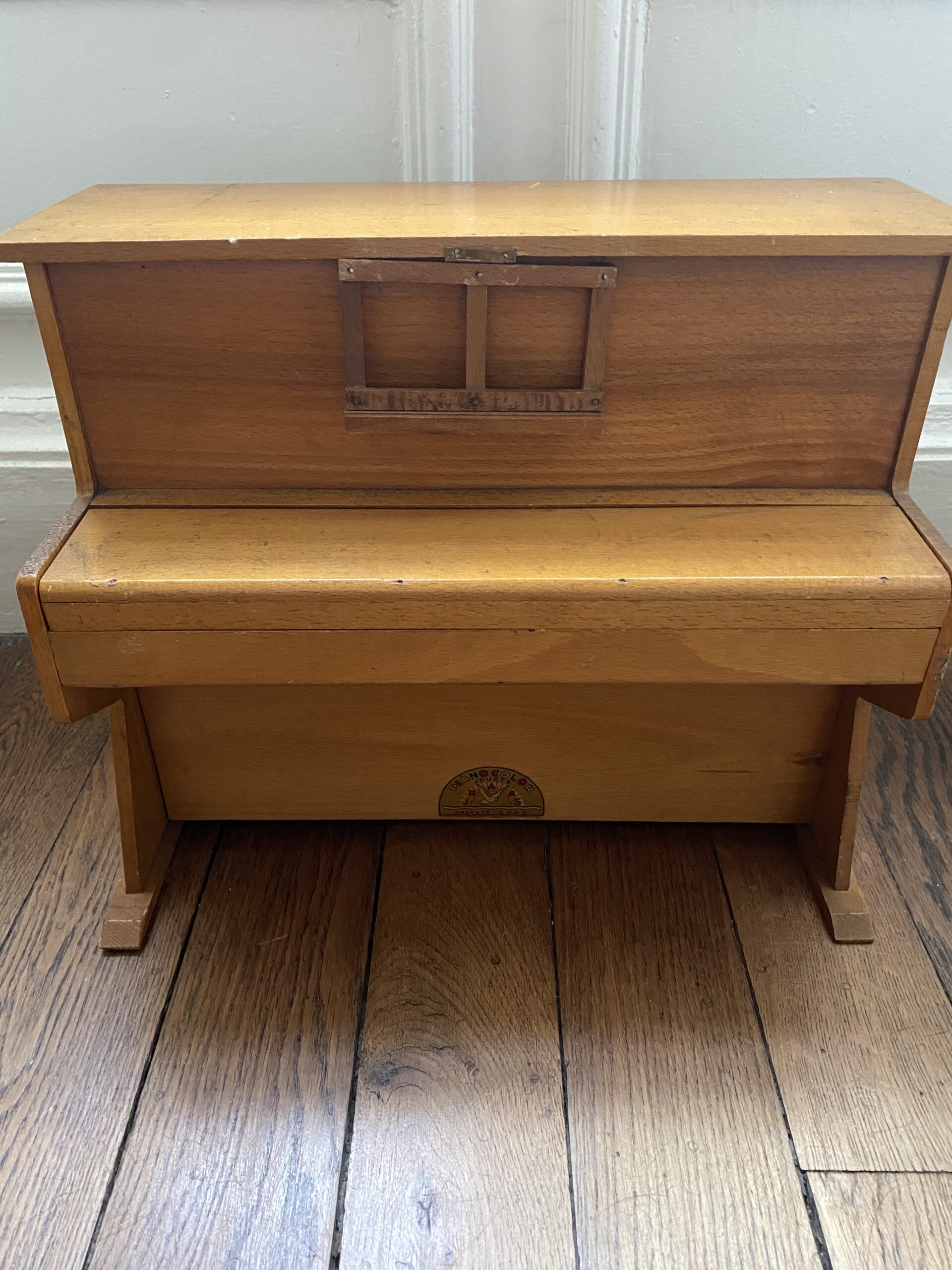 Jouet Piano En Bois Vintage – Années 60, Très Bon état
