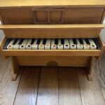 Jouet piano PIANOCOLOR vintage bois