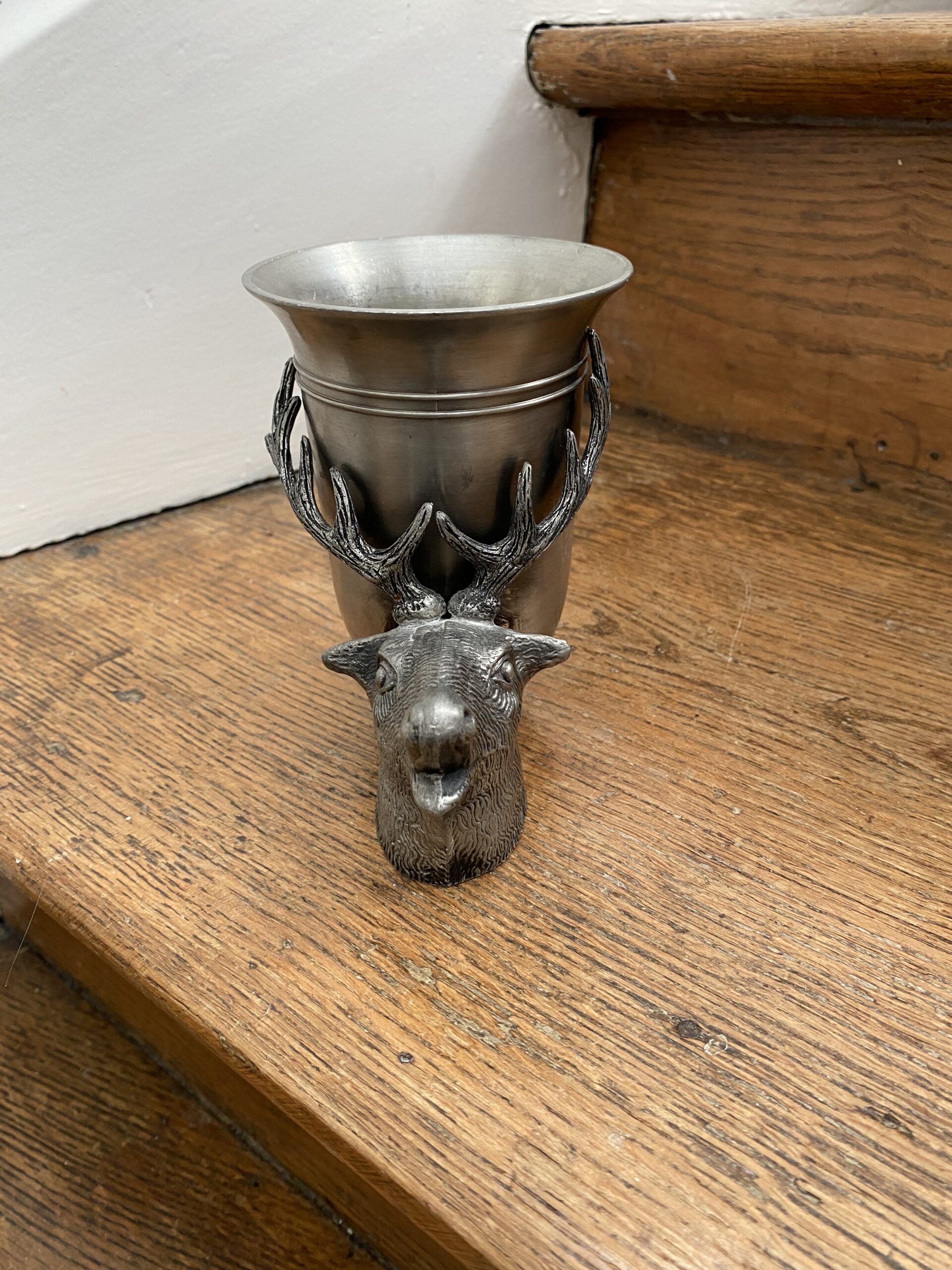 Gobelet étain cerf allemand BMF ZINN chasse