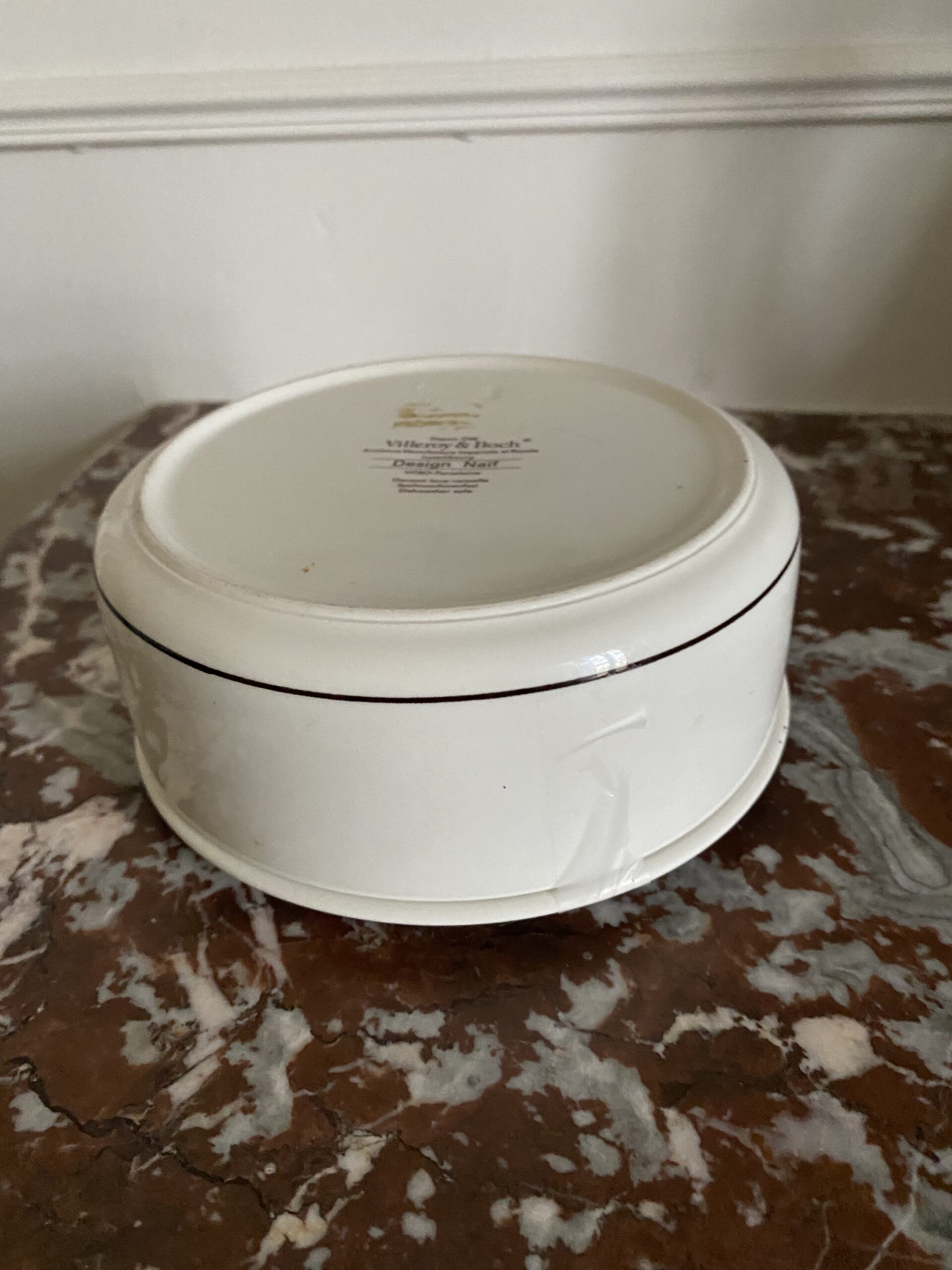 Boite porcelaine Villeroy et Boch art naïf