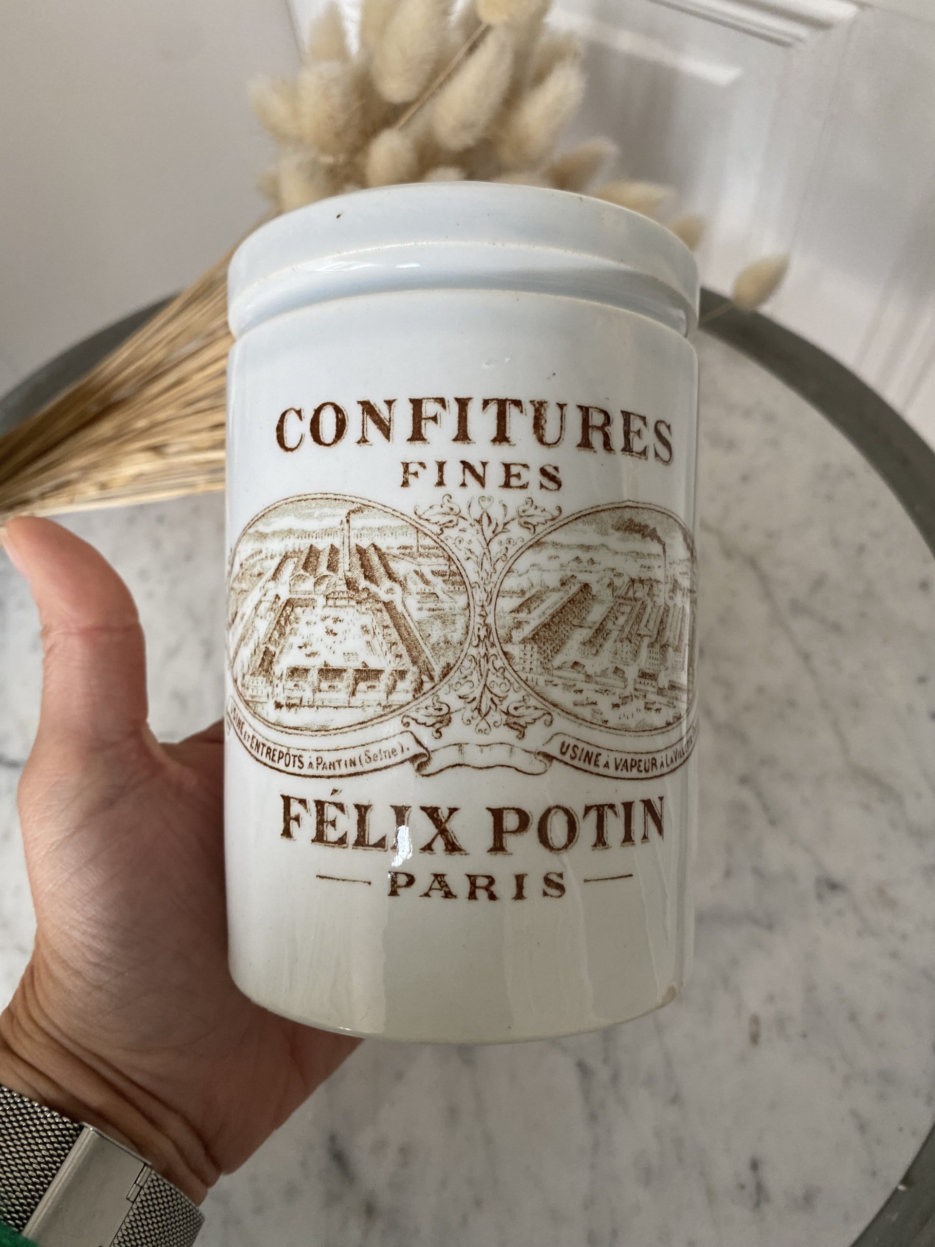 Pot confiture ancien Félix Potin