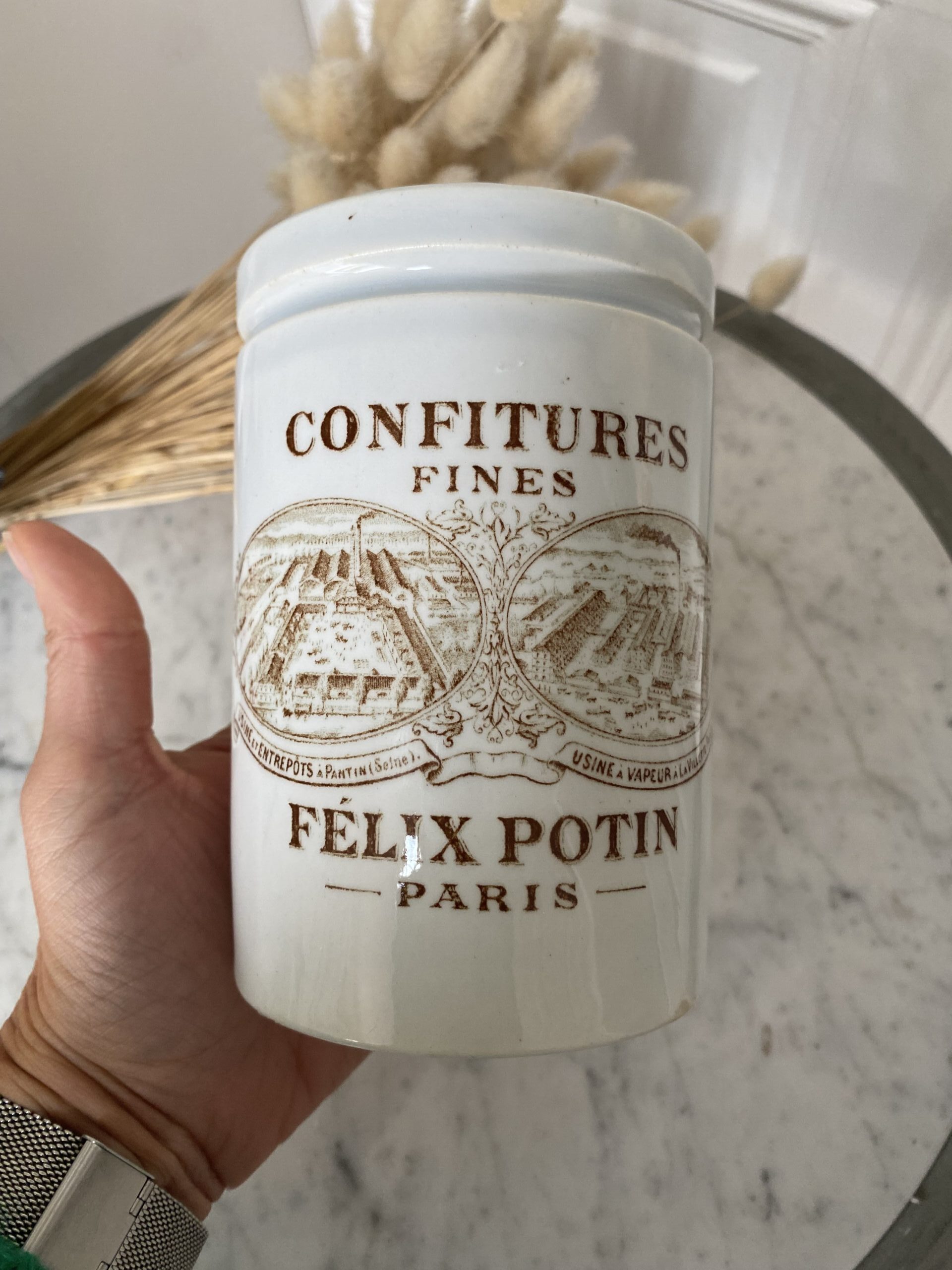 Pot confiture ancien Félix Potin