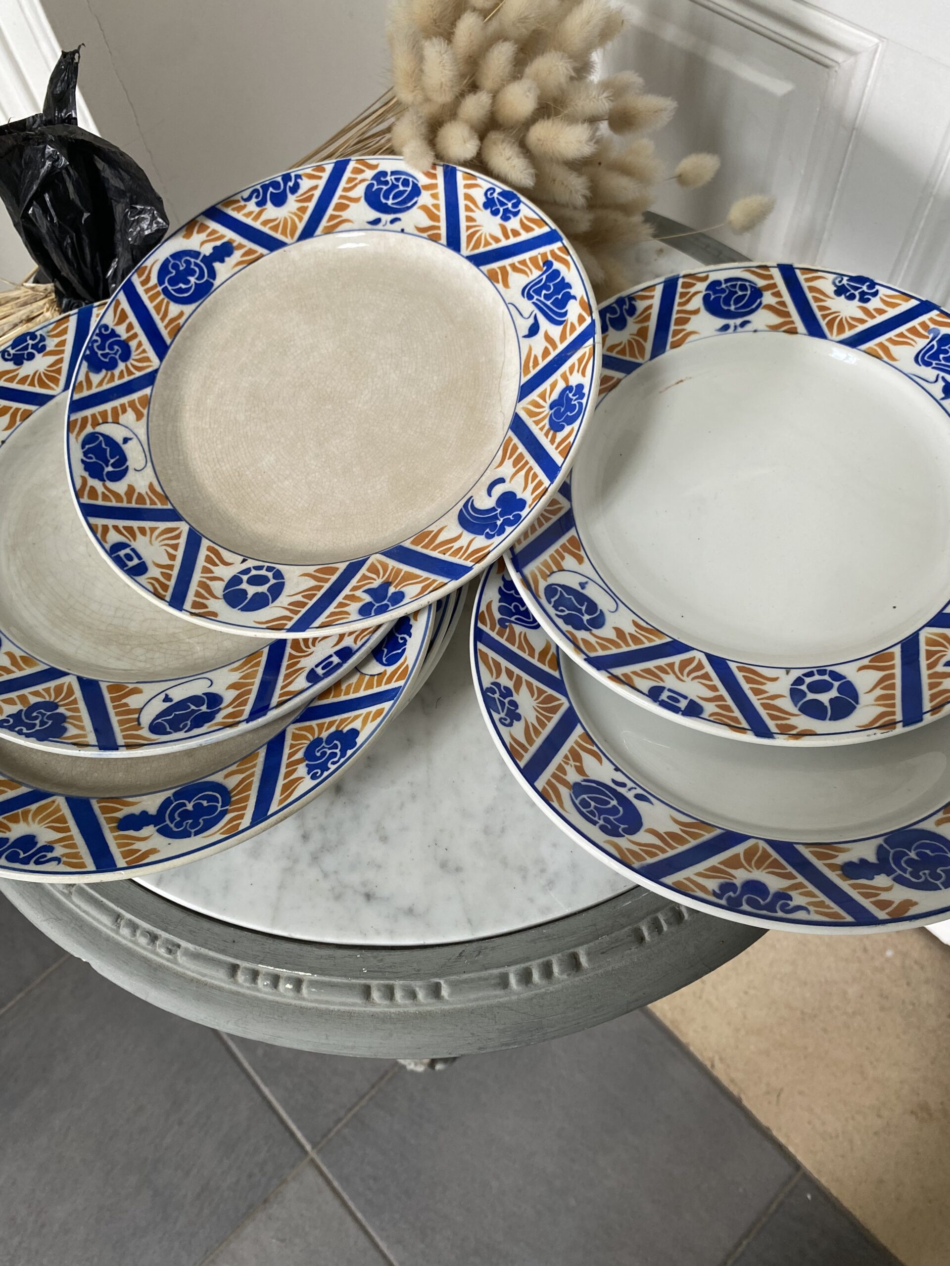 Assiette plate Canada Moulin des Loups Orchies