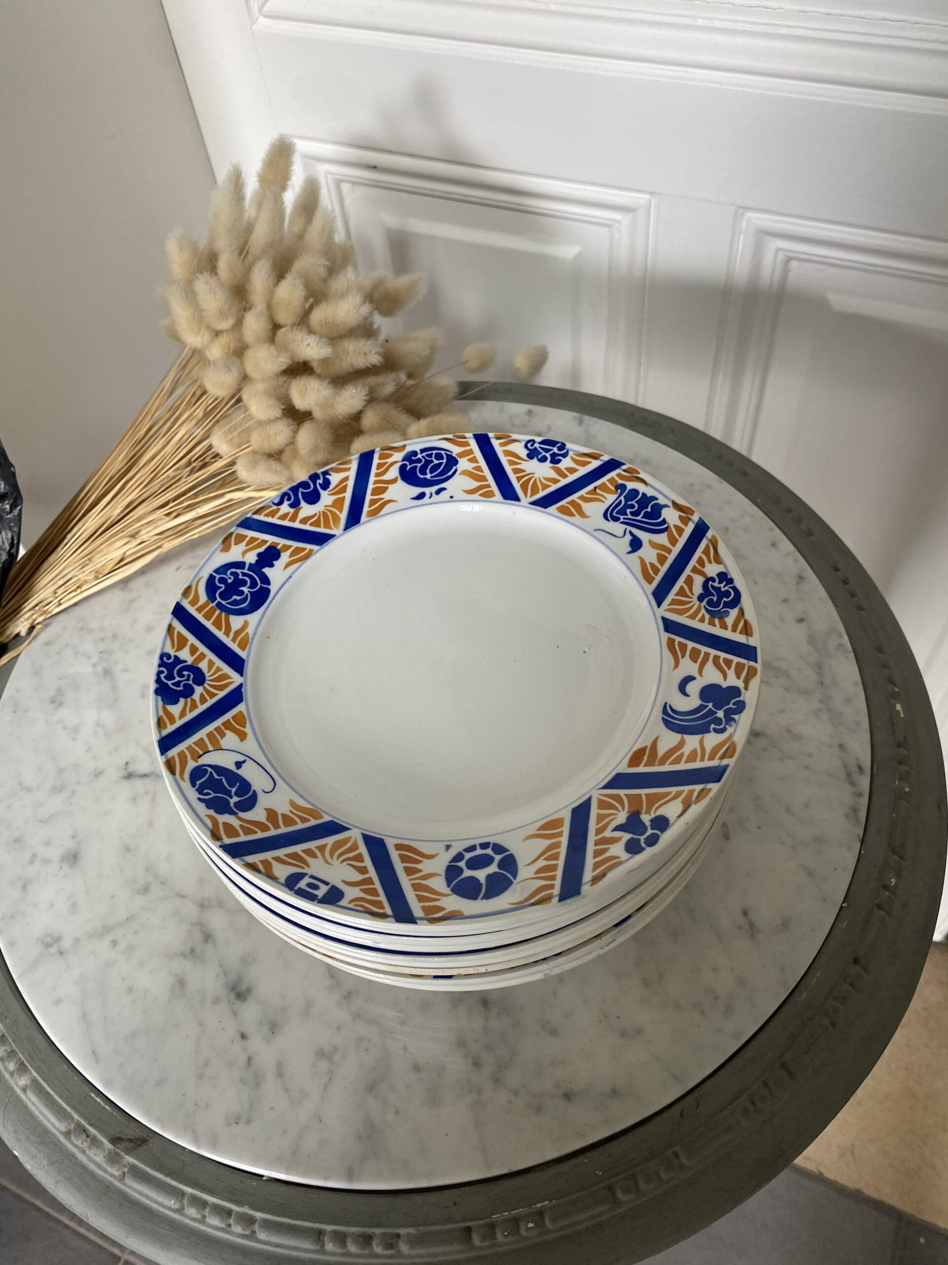 Assiette plate Canada Moulin des Loups Orchies