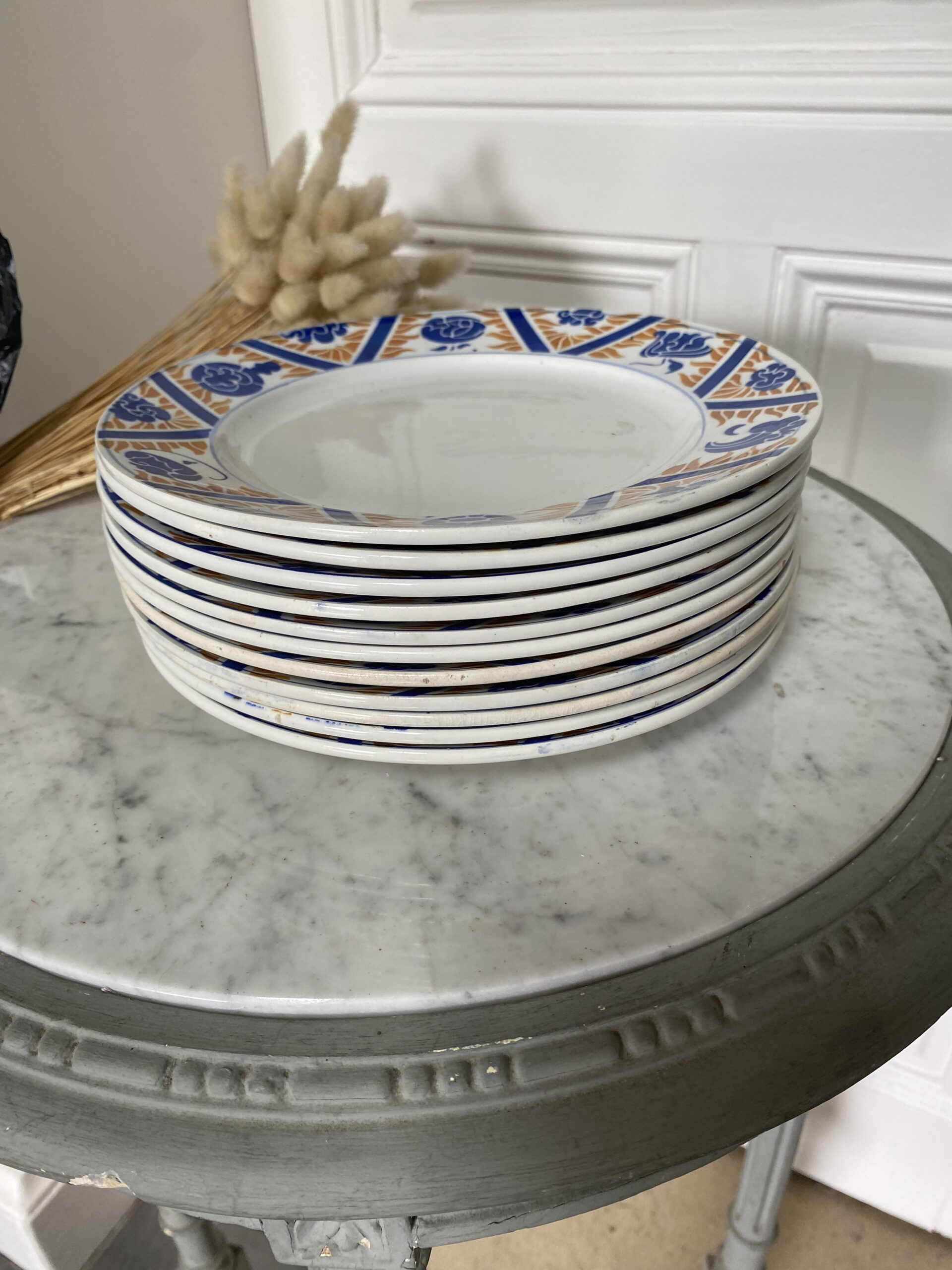 Assiette plate Canada Moulin des Loups Orchies